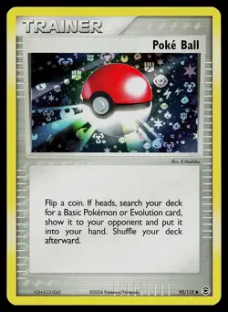 Pokemon Card - Poke Ball FireRed & LeafGreen 95/112 Reverse Holo Uncommon - Image 1