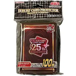 Konami Yu-Gi-Oh Duelist Card Protector Quarter Century Red Contains 100 pieces - Image 1