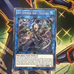 Yugioh! Sky Striker Ace - Shizuku MP19-EN258 Secret Rare 1st Edition NM - Image 1