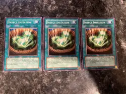 3X Insect Imitation PSV-068 - Yugioh Yu Gi Oh! 3 Playset 1st Edition - Image 1