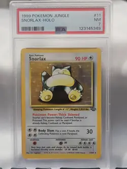 1999 Vintage Snorlax Holo Rare Jungle 11/64 English Pokemon TCG Card WOTC - Image 1