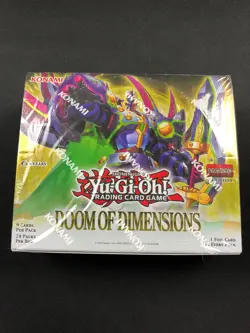 Yugioh Doom Of Dimensions 1st Booster Box - NEW SEALED - Image 1