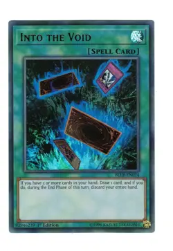 Yugioh- 1X Into the Void - Ultra - 1st Edition - BLLR-EN074 - Near Mint - Image 1