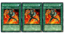 Yugioh- 3X Blaze Accelerator - Common - 1st Edition - FOTB-EN040 - Light Play - Image 1
