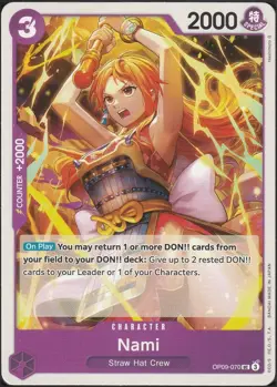 Nami OP09-070 NM Emperors in the New World One Piece TCG English - Image 1