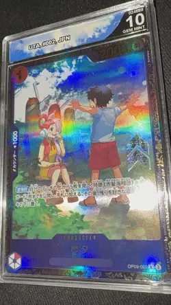 One Piece; Uta (OP09-002); Flagship Promo; CGS 10 Gem Mint - Image 5