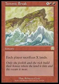 Tectonic Break - Light Play MTG Mercadian Masques - Image 1