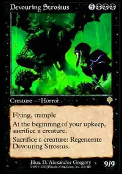 Devouring Strossus - Medium Play MTG Invasion - Image 1