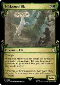 Mirkwood Elk (Showcase Scrolls) - Near Mint MTG - Image 1