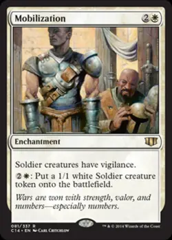 Mobilization - Light Play MTG Commander 2014 Edition - Image 1