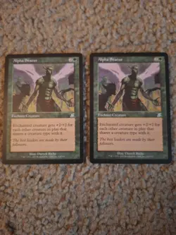 MTG Magic the Gathering 2x Alpha Status - Scourge LP - Image 1