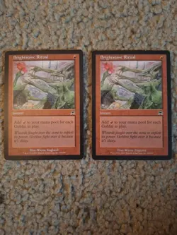 MTG Magic the Gathering 2x Brightstone Ritual - Onslaught LP - Image 1