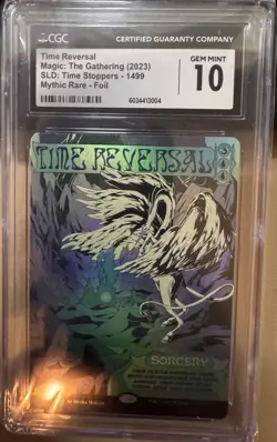 2023 MTG Magic SLD Secret Lair Drop Poster Foil 1499 Time Reversal CGC 10 - Image 1