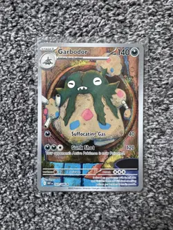 Pokemon TCG White Flare Garbador Illustration Rare Card 141/086 English - Image 1