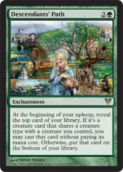 Descendants' Path - Medium Play MTG Avacyn Restored - Image 1