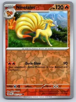 Ninetales 027/167 Twilight Masquerade Near Mint Reverse Holo Pokemon Card - Image 1