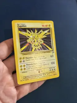Pokemon TCG Zapdos Holo Card Base Set 2 20/130 LP Condition Rare WOTC 1999 - Image 4