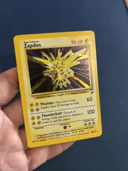 Pokemon TCG Zapdos Holo Card Base Set 2 20/130 LP Condition Rare WOTC 1999 - Image 5