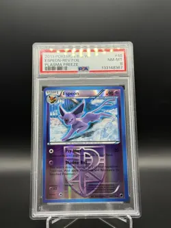 Pokemon Espeon Reverse Holo 48/116 PSA 8 Plasma Freeze Mint Rare Graded Card UK - Image 1