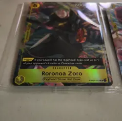 One Piece CCG Promo Cards Monkey D Luffy & Roronoa Zoro OP12 Illustration Box 3 - Image 5