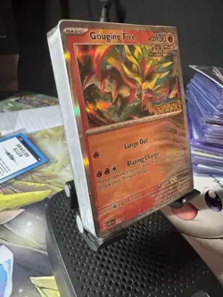 Pokemon TCG Gouging Fire Surging Sparks Pre-Release Promo Card NM SEALED 2024 - Image 3
