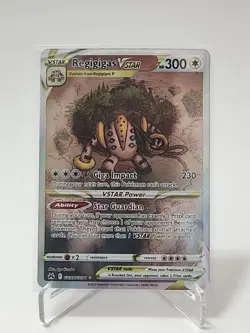 Pokemon Regigigas VSTAR Card GG55/GG70 Crown Zenith Galarian Gallery - Image 1