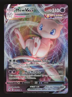 Mew Vmax 114/264 Fusion Strike Holo Full Art Pokemon Card - Image 1