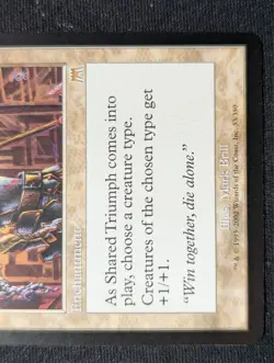 Shared Triumph - Onslaught - NM - MTG - Magic the Gathering - White - Enchant - Image 2