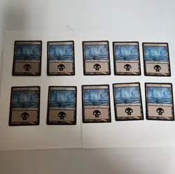 Magic the Gathering MTG 10X Snow-Covered Swamp Coldsnap Lot near mint LOOK - Image 1