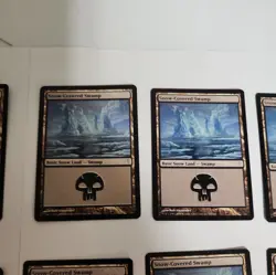 Magic the Gathering MTG 10X Snow-Covered Swamp Coldsnap Lot near mint LOOK - Image 3