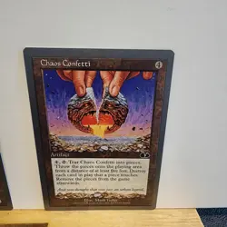 1998 MTG Magic the Gathering Unglued UGL #72 Chaos Confetti Vintage WOTC - Image 1