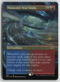 Thousand-Year Storm (Borderless) LP Foil 390 Double Masters 2022 MTG - Image 1