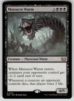 Massacre Wurm M Commander: Duskmourn: House of Horror 147 NM - Image 1