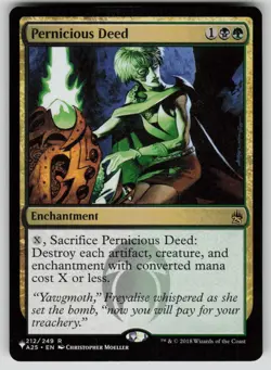 Pernicious Deed Rare The List Reprints 212/249 MTG Near Mint 2020 - Image 1