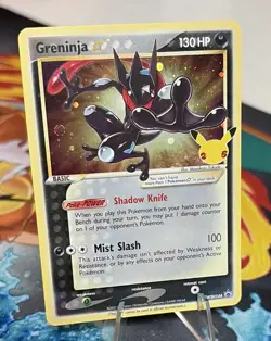 Greninja near mint gold Star SWSH144 Promo Holo 25th Anniversary Pokemon TCG - Image 1