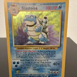 Pokemon TCG Blastoise 2/102 Base Set Holo English 100 HP Stage 2 - Image 4