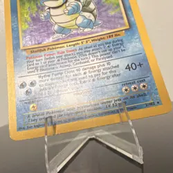 Pokemon TCG Blastoise 2/102 Base Set Holo English 100 HP Stage 2 - Image 5