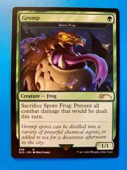 MTG 1x Gromp Spore Frog # 696 Secret Lair Drop Magic the Gathering Card x1 NM - Image 1