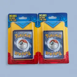 2X 2019 CVS Mystery Pokemon Packs 20 Cards 1 Foil MJ Holding - New Sealed 728192477089 - Image 1