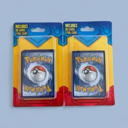 2X 2019 CVS Mystery Pokemon Packs 20 Cards 1 Foil MJ Holding - New Sealed 728192477089 - Image 2