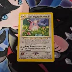 Pokemon TCG Light Wigglytuff 54/105 Neo Destiny 2002 Unlimited Uncommon - VLP - Image 1