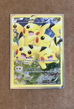 Pokemon Pikachu Full Art Holo Ultra Rare RC29/RC32 Generations 60HP 2016 Card - Image 1