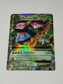Pokemon TCG M Venusaur EX Evolutions 2/108 Ultra Rare Holo 230 HP Mega 2016 NM - Image 1