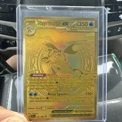 Mega Greninja EX Full Art Holo Secret Rare 122/086 Evolutions Pokemon TCG - Image 3