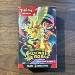 The Pokemon Company Int’l Mega Evolution Ascended Heroes Booster Box 6 Packs - Image 1