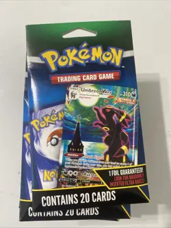Pokemon TCG Umbreon VMAX Walmart Exclusive Mystery Pack Factory Sealed (9 Packs) - Image 1