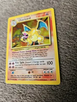 Pokemon TCG Charizard Base Set 1999 Holo - 4/102 - Good Condition HP-MP - Image 2