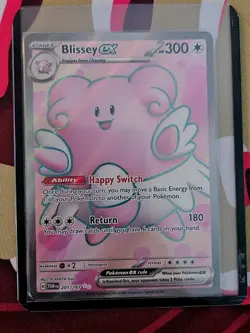 Blissey ex 201/167 Ultra Rare Twilight Masquerade Pokemon Near Mint - Image 1