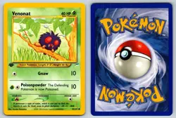 Venonat 90/105 Neo Destiny Common Pokemon NM 1st Edition - Image 3