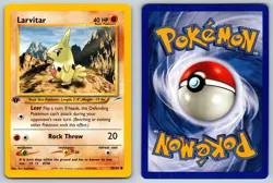 Larvitar 70/105 Neo Destiny Common Pokemon NM 1st Edition - Image 3